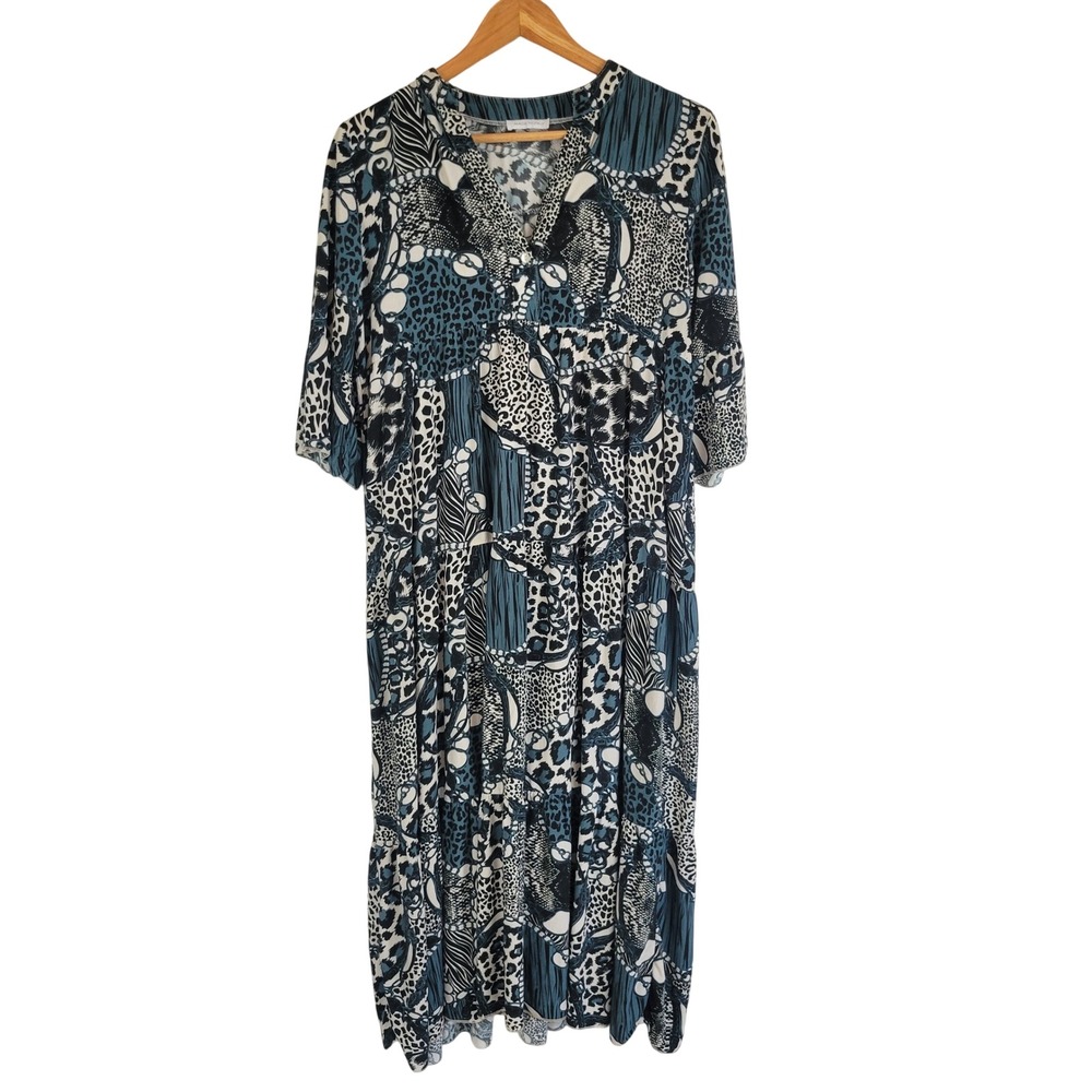 Made in‎ Italy Oversized Maxi Dress Size Medium (see measurements)